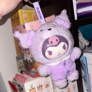Kuromi Plush Keychain